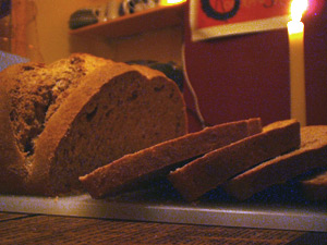 Spelt bread.