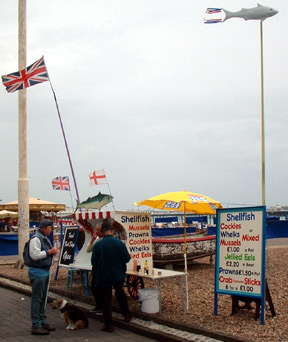 Seafood stand
