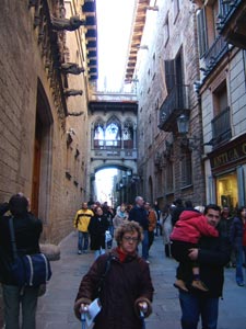 Gothic alleyway