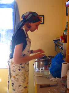 Me at the stove
