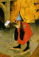 Detail from Temptation of Saint Anthony by Bosch